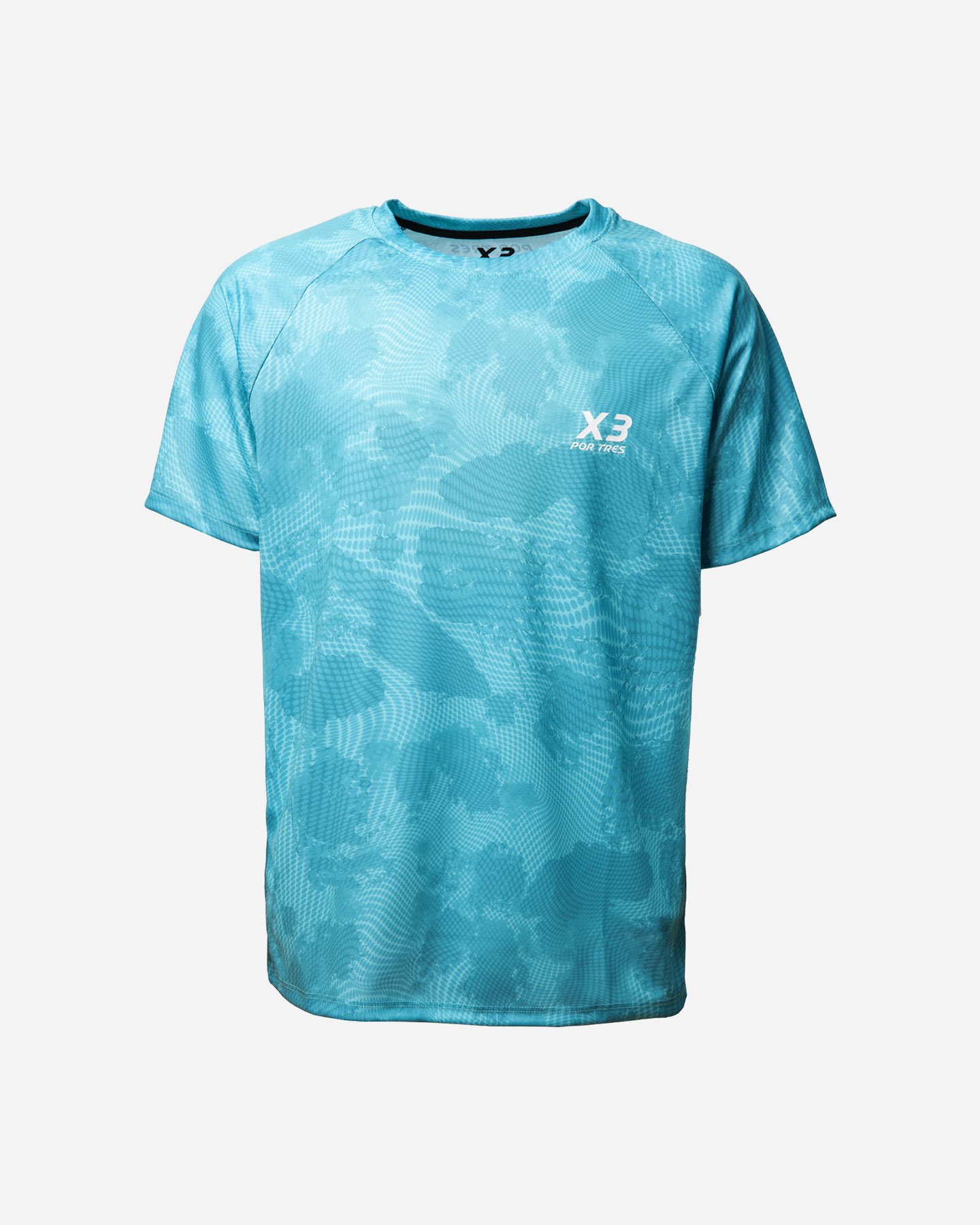 T-shirt tennis X3 POR TRES BRUXELLES M - Blu - 0 | Cisalfa Sport